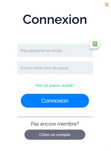 Connexion des membres du FATBOSS CASINO