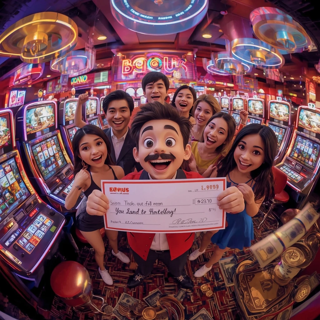 bonus dans les mains de l'homme au casino FATBOSS CASINO